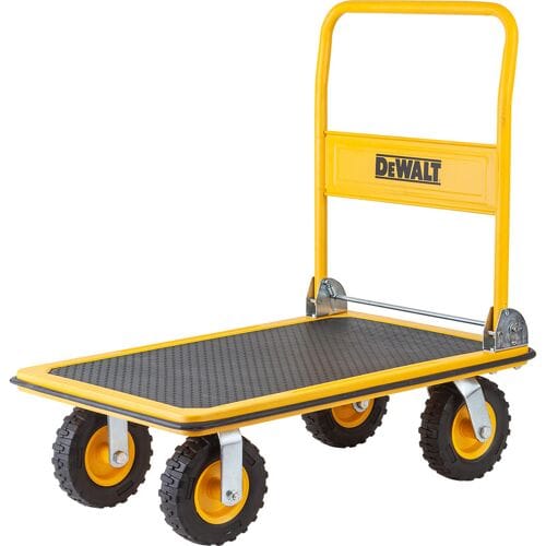 Dewalt Platformwagen DXWT-504 - 1,5 x 61,5x 86,4 CM - tot 400 KG - Staal - Geel