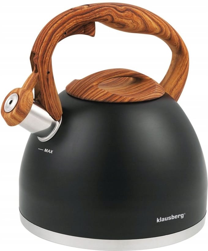 Klausberg KB-7450 fluitketel - 3L – rvs – alle warmtebronnen