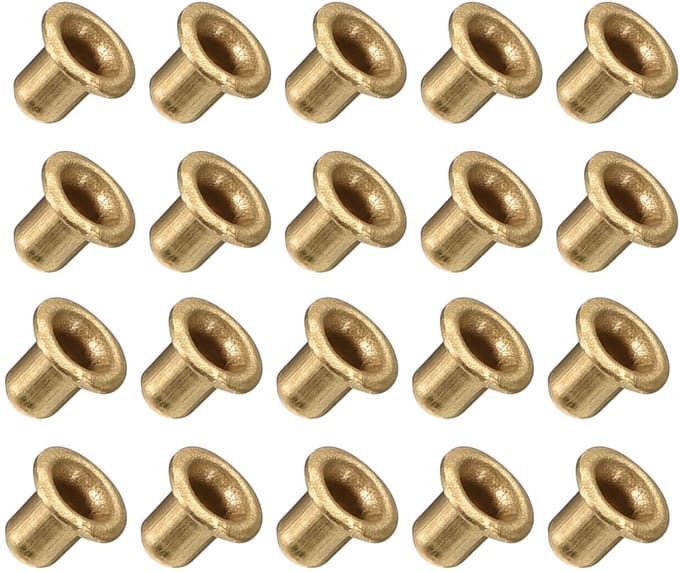 Dailygoods - Koper Holle Klinkmoeren voor PCB-platen (2,5x3mm) - 200 stuks