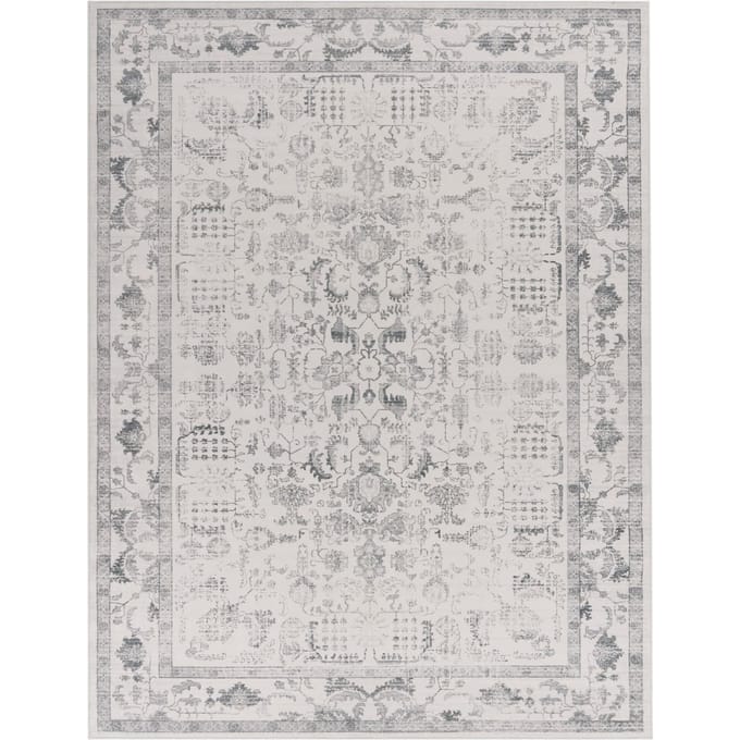 Wasbaar tapijt Sami zilver 80x150 cm