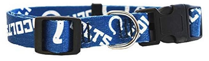 NFL Indianapolis Colts Halsband voor Huisdieren - Teamkleur, Groot