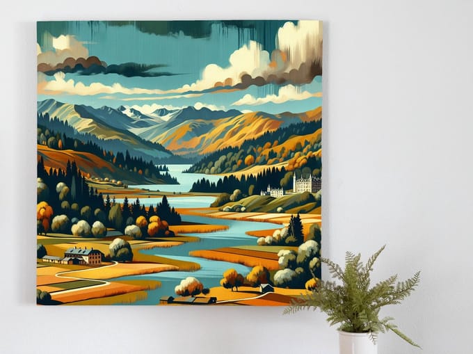 Kunstprint | Wanddecoratie | Dibond | 100 × 100 cm