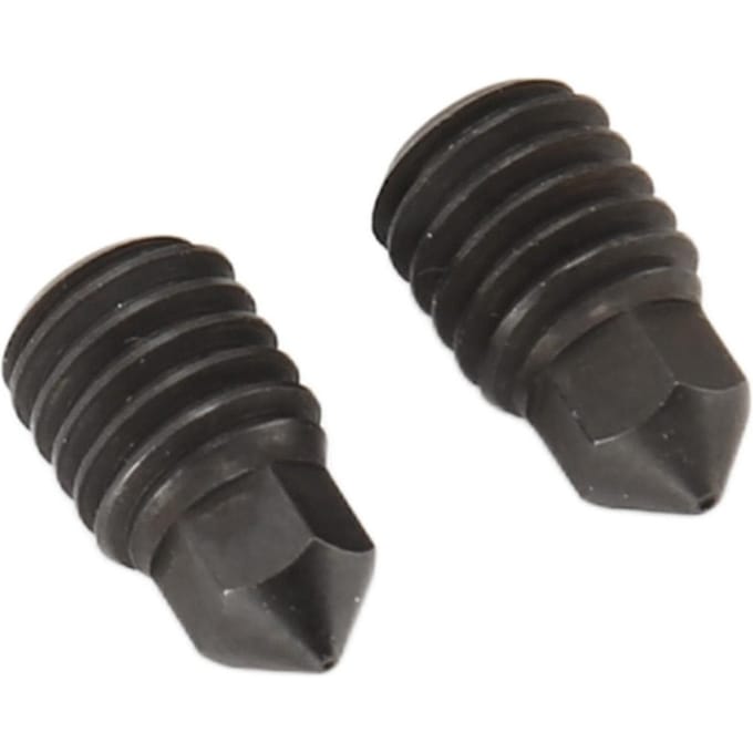 2 stuks Hotend Nozzle voor Bambu Lab X1 0.2mm 0.4mm Gehard Staal 3D Printer Stalen Nozzle voor Reparatie black