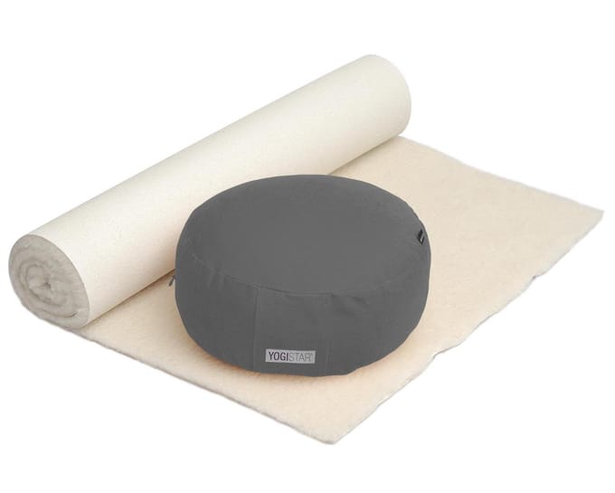 Yoga-Set Comfort Edition - Meditation natur 75 x 200 cm