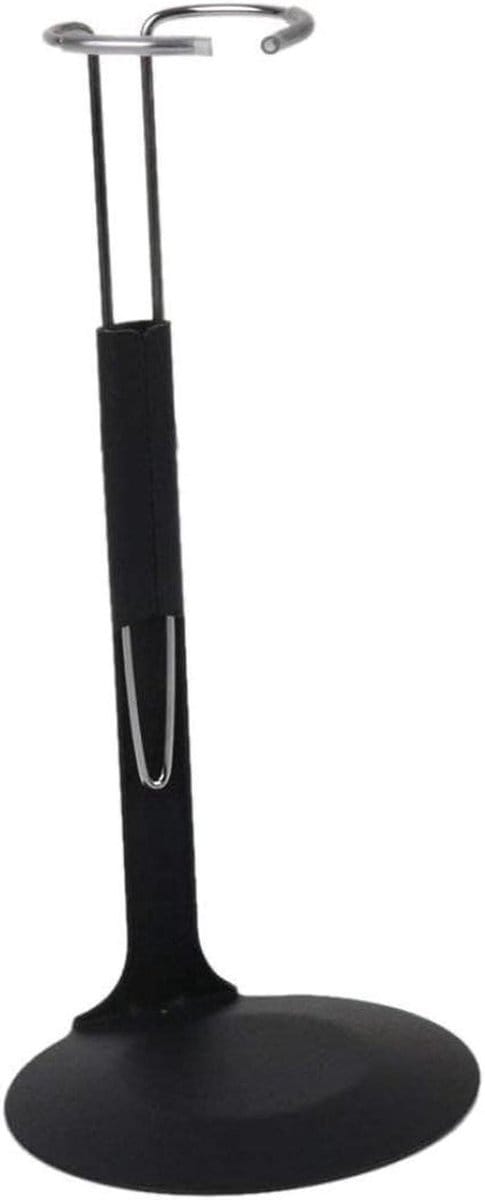 Poppenstandaard - Display Frame - Poppen Tonen - Verstelbare Hoogte - 10-14cm - Zwart
