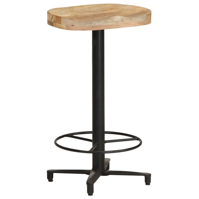 vidaXL - Barkrukken - 2 - st - 66 - cm - massief - mangohout