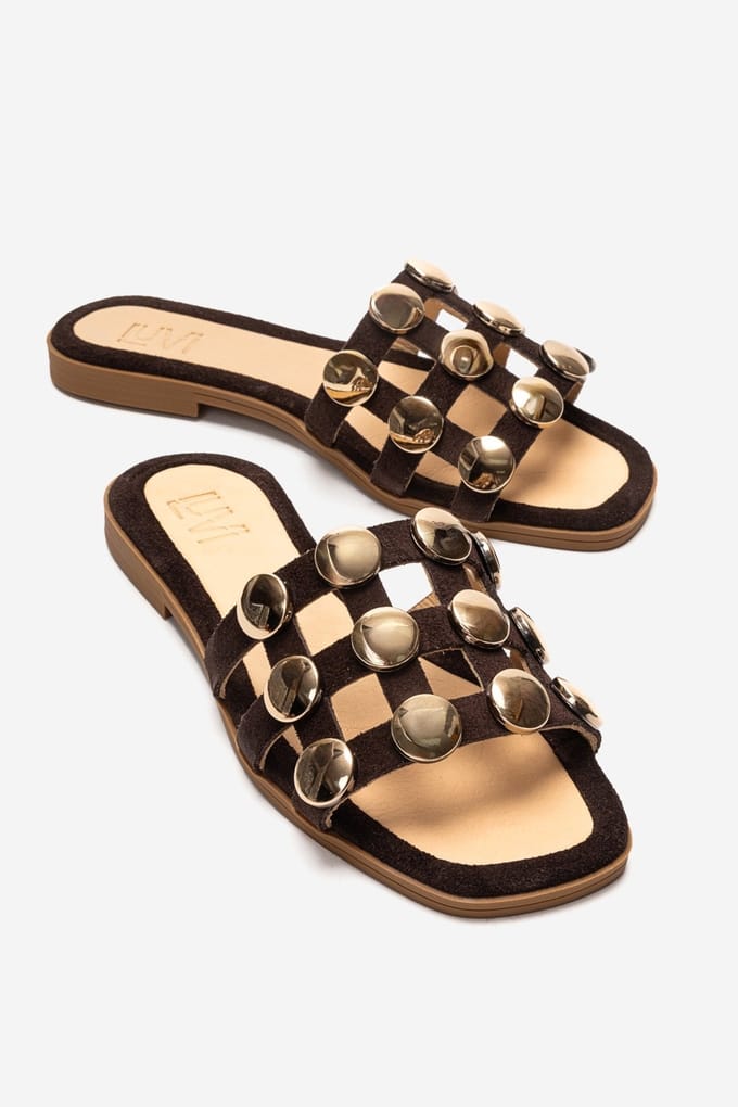 Bareon Leren Slide (Dames)