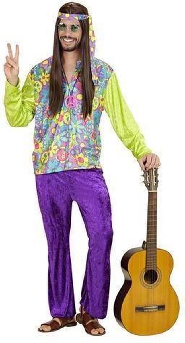 Flower Power pak fluweel Keenak - Maat M