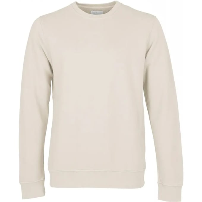 Sweatshirt ronde hals Colorful Standard Classic Organic ivory white