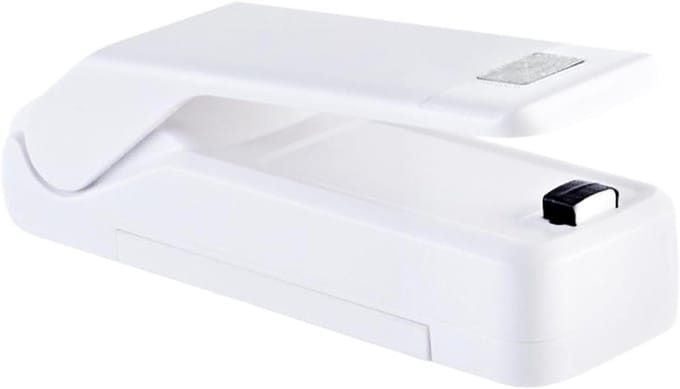 Afsluitmachine - Voedselverpakker Hitte - Voedsel Bewaren - USB Oplaadbaar - 11.5 cm - Wit