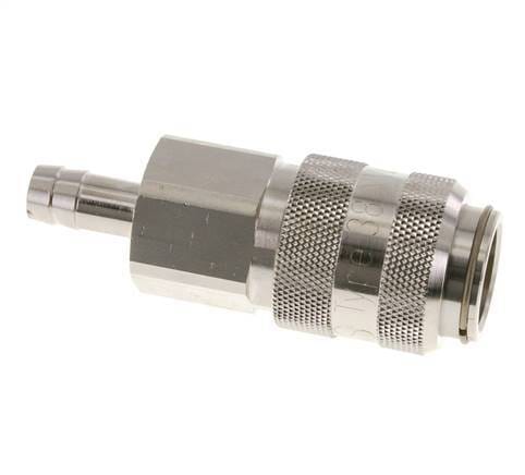 Vernikkeld Messing DN 15 Luchtkoppeling Snelkoppeling 13 mm Slangpilaar Double Shut-Off