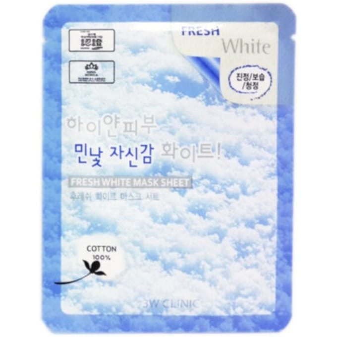 1 + 1 - Masque éclaircissant GRATUIT pour le visage 3w-clinic Fresh White Mask
