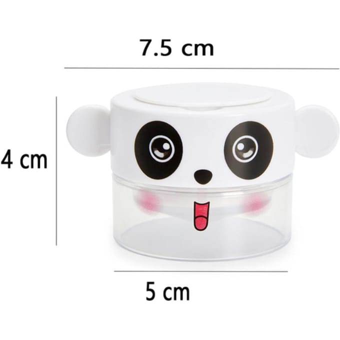 Cartoon Pill Grinder Tabletten Crusher Draagbare Medicijn Dispenser Pillencontainer Opslag Pulverize Case wit