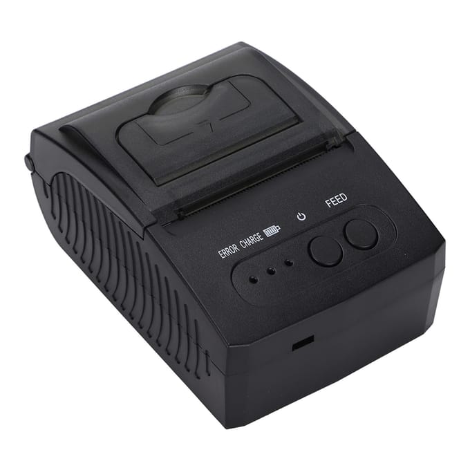 Thermische Printer 58mm POS Draagbaar Transport Thermisch Label Bon Printer voor Android voor IOS UK Plug