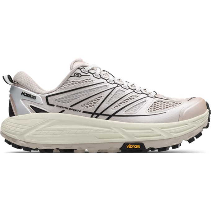 Hoka Mafate Speed Sneakers Heren - Beige - Maat 40 - Mesh/Synthetisch