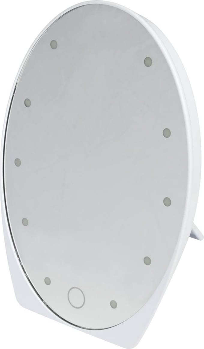 Benson Care LED make-up spiegel met vergrootglas en zuignap - 15 x 21 cm - 5x zoom