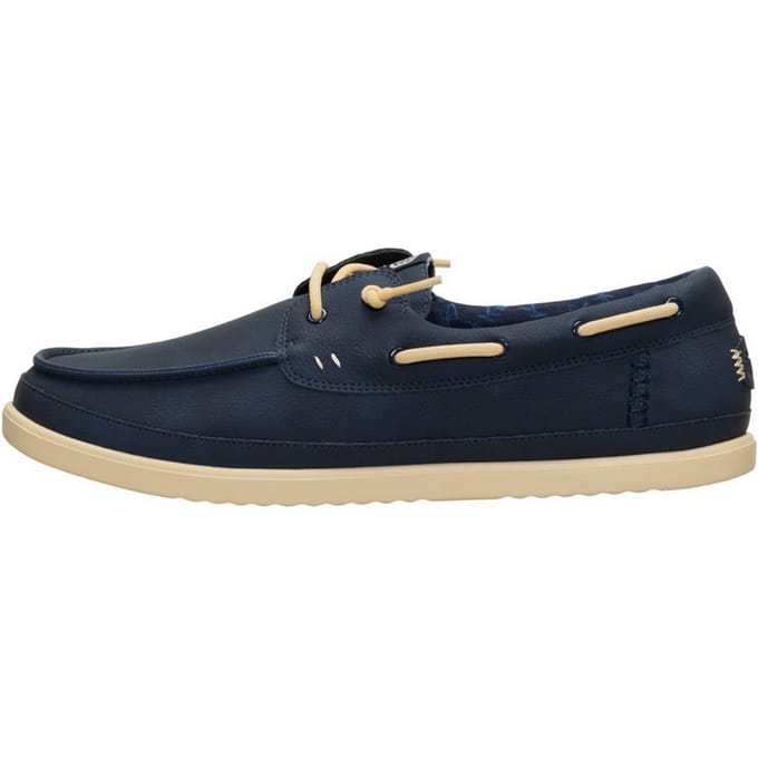HEYDUDE - Harbor Lo Classic Heren Loafers Navy Blazer/Boulder Tan - Maat 44