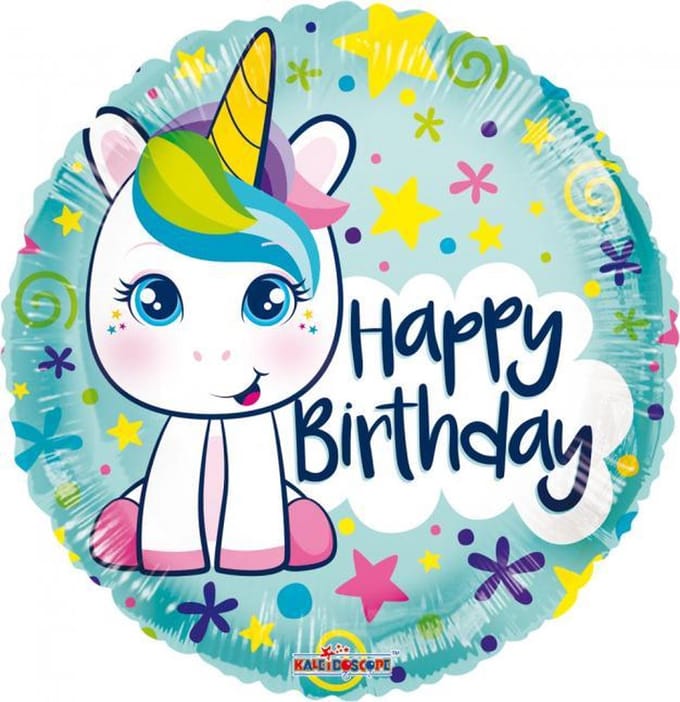 Helium ballon Cute Unicorn | 45cm
