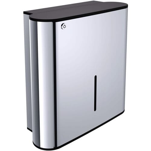 Emco system 2 large paper towel dispenser in chrome