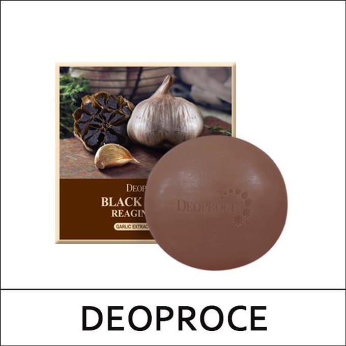 [DEOPROCE] (ov5) Zwarte Knoflook Zeep 100g gray