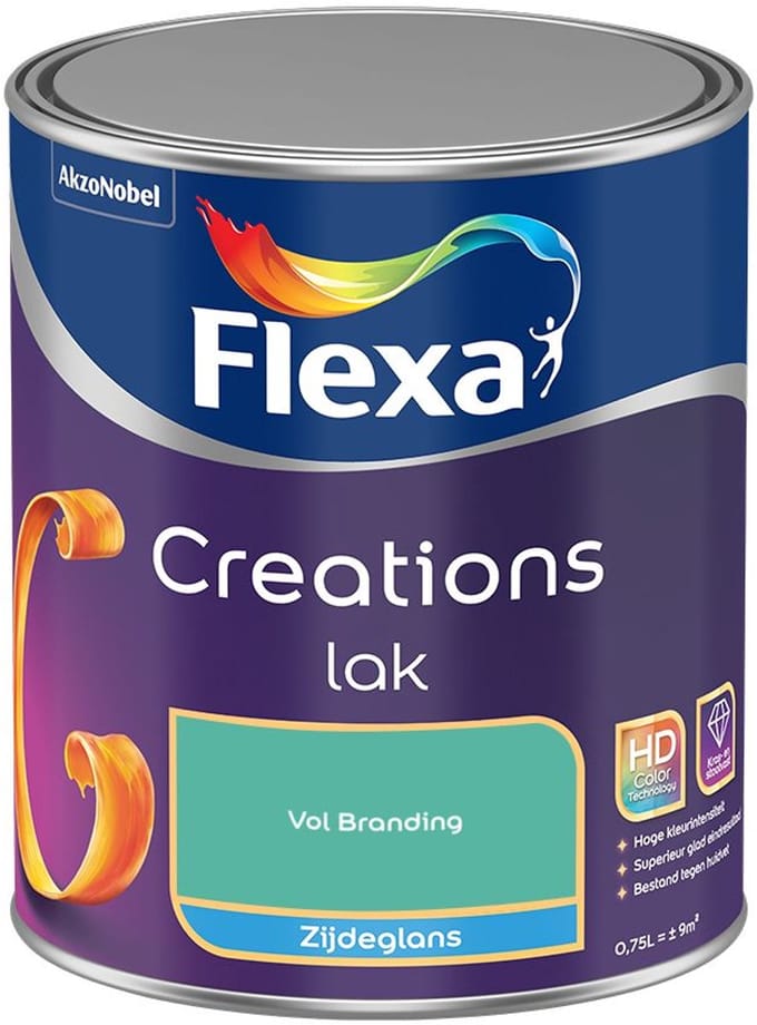 Flexa - Creations Lak Zijdeglans - Vol Branding - Mengverf - 750 Ml