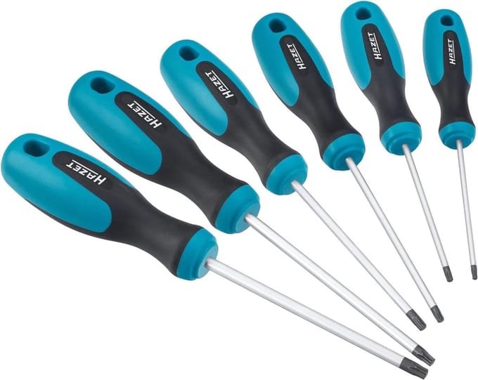 Set van 6 Torx Schroevendraaiers met Ergonomische Antislip Handgreep