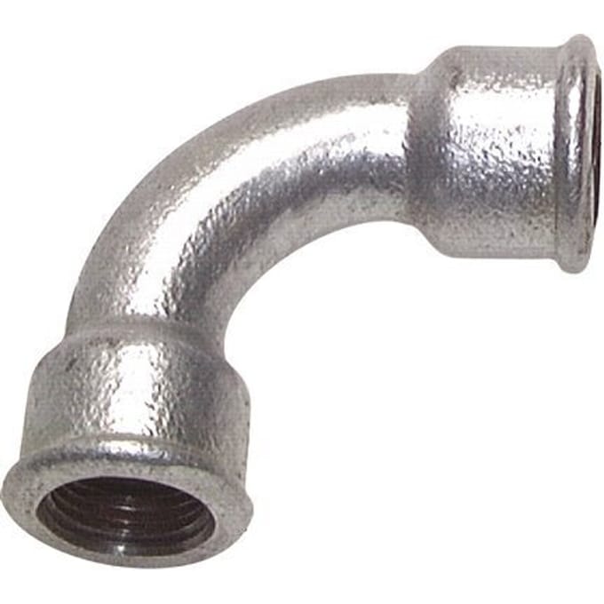 90° L-Koppeling Rp2 1/2'' Binnendraad Lang Gietijzer 25bar