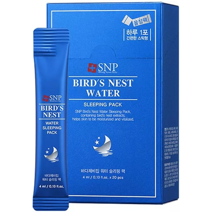 Masque de nuit à l'eau de nid d'oiseau 4 ml x 20 pièces