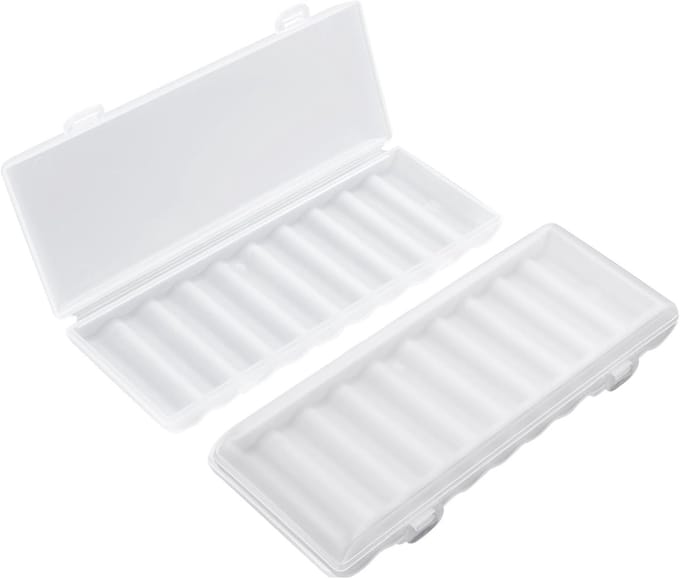 Batterij Opberghouder - Batterij Case - Batterijen Organiseren - Sterk Geïsoleerd Plastic - 145cm Lang - Transparant