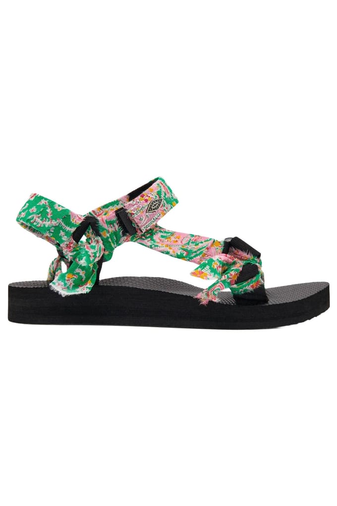 BA&SH Sandales Belharra Vert Maat: 41 | Sandalen Outlet | Dames | Zwart