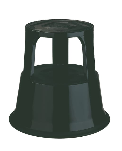 Opstapkruk Desq 420mm metaal zwart