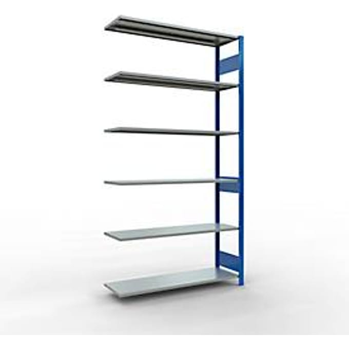 SCHULTE Lagertechnik - Aanbouwsysteem zonder schroeven - 2500x1300x400 mm, type 150 kg