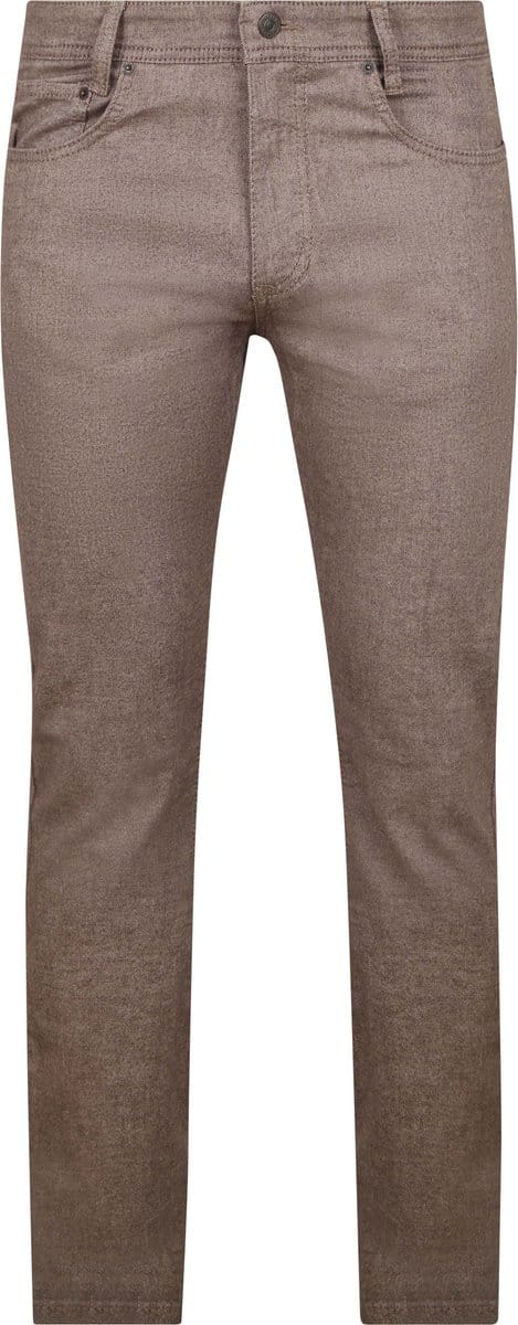 Mac Broek Arne Melange Bruin - Maat W 29 - L 30 - Heren - Five-pocket broek