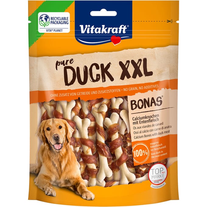 Vitakraft Duck XXL Bonas Hond - hondensnack - 200 gram