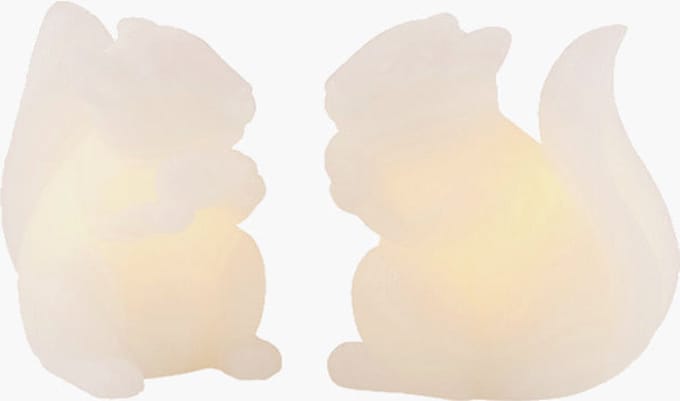 Sirius Evelyn Eekhoorntjes LED verlichting - set van 2 - H 9 cm