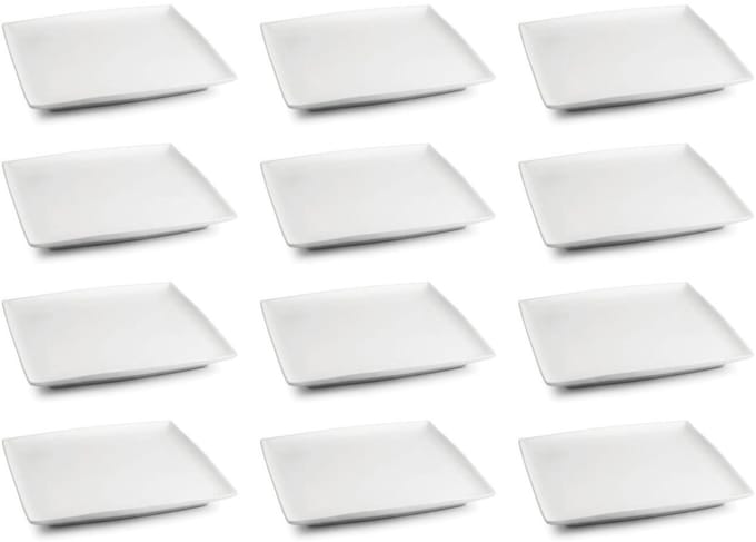 BonBistro Squito Bord Plat 10x10cm set van 12