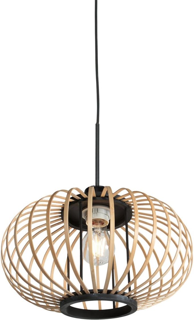 Steinhauer - hanglamp - Sparkled Light - naturel - bamboe - E27 - 4479ZW