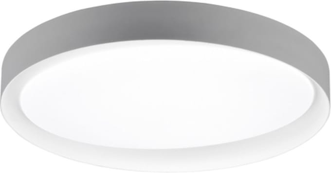 Reality Leuchten LED plafondlamp Zeta tunable white, grijs/wit