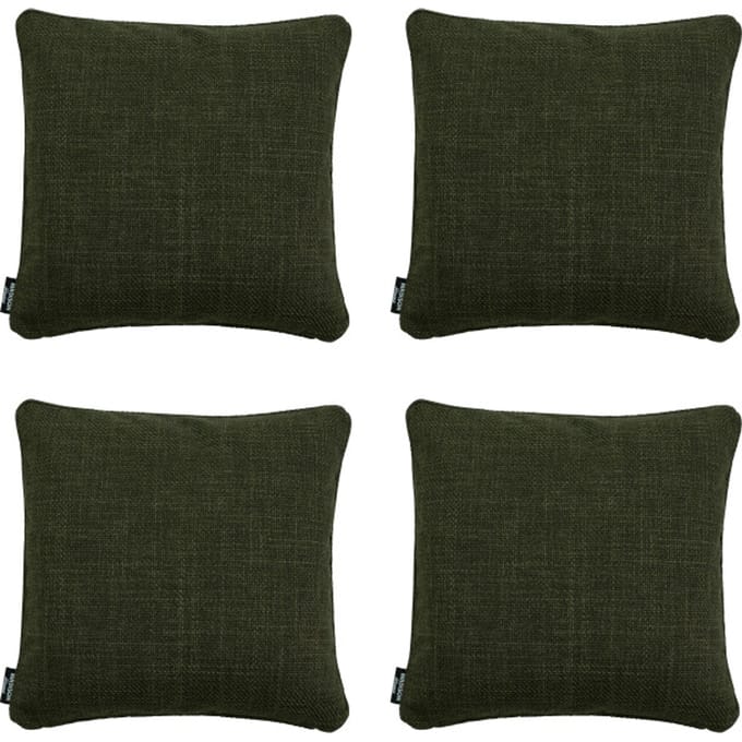 Madison - Sierkussen Nola green - 45x45x10cm - Set van 4