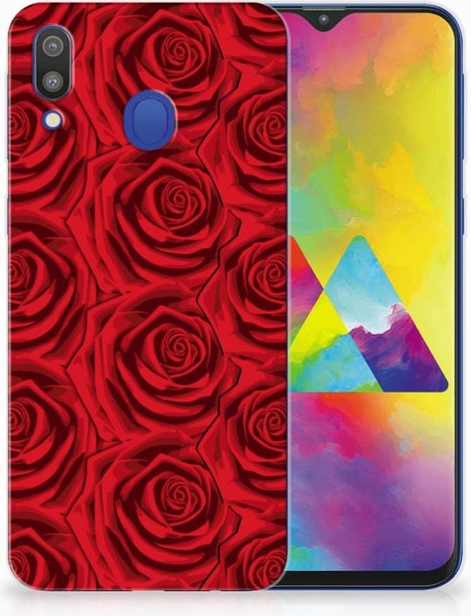 Samsung Galaxy M20 (Power) TPU Case Red Roses