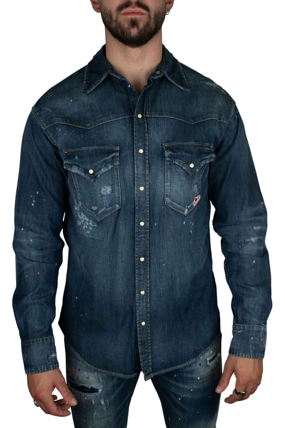 Dsquared2 Overhemd Blauw