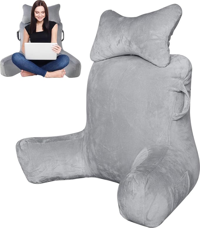 Leeskussen - Relax Kussen - Zitkussen - Onderrug Ondersteuning - Ontspanningskussen - Bookseat