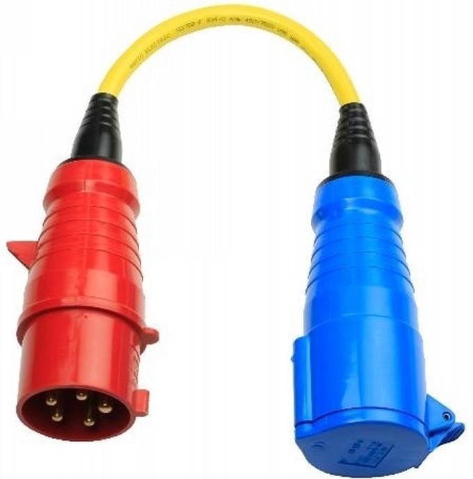 Victron Adapter Cord 32A/3 to single ph.-CE