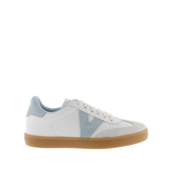 Leren en suede effect sneakers Victoria Berlin