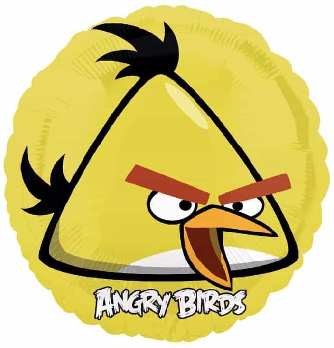 Qualatex - Folie Angry Bird Geel