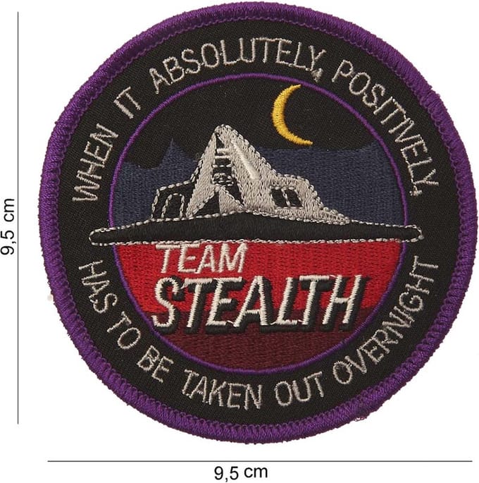 Embleem stof Team stealth