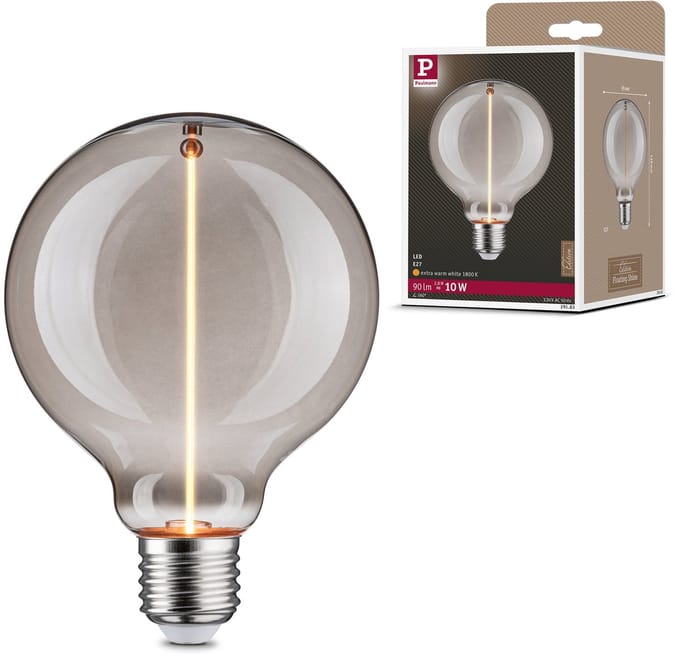 Floating Shine Standaard 230 V LED Globe E27 90lm 2,8W 1800K Rookglas