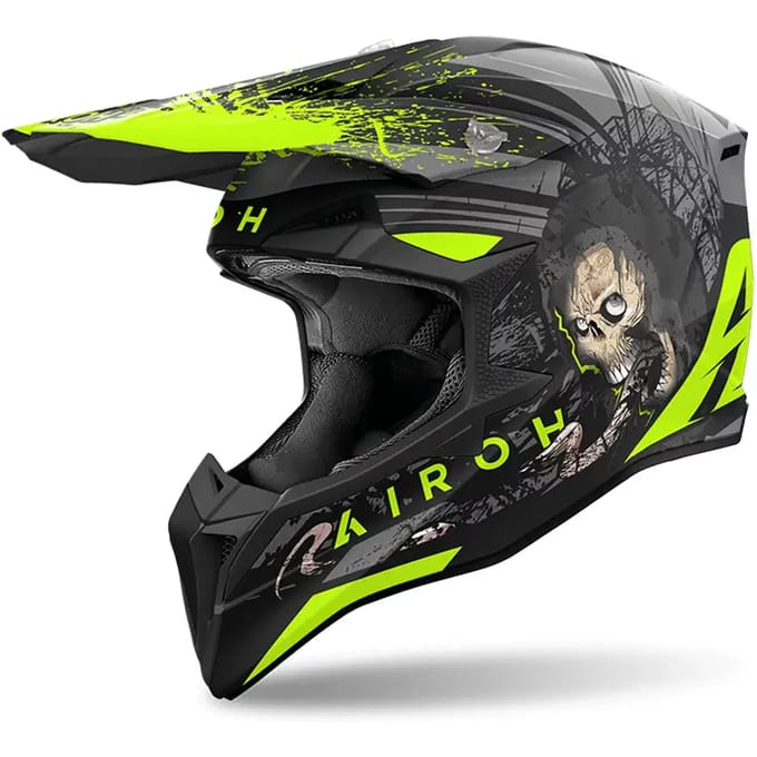 Motorhelm Airoh Wraaap Darkness