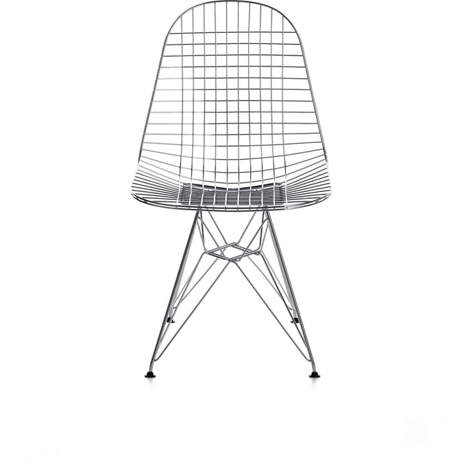 Vitra - Wire Chair DKR - verchroomd - zilver