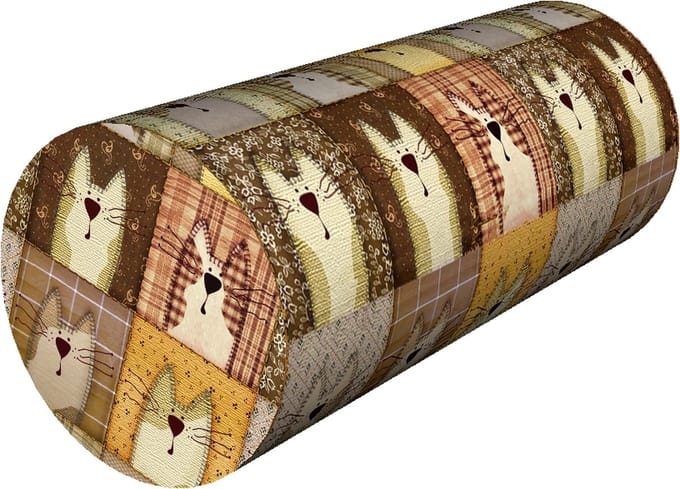 Bertoni - Nekkussen Lumbaal Roll 40x15cm Support Thermoactive Foam Roll Kussen - Pexeso Beige